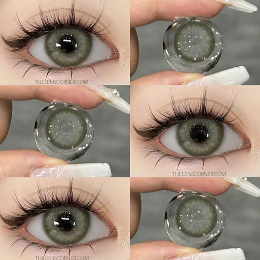 Gray Green eyes lens