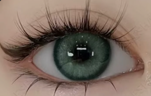 Mystic Green Color lens Eye Contact Lenses With Container + free water kit / disposable lenses / lense, eye lense / color lense / eye lenses for girls