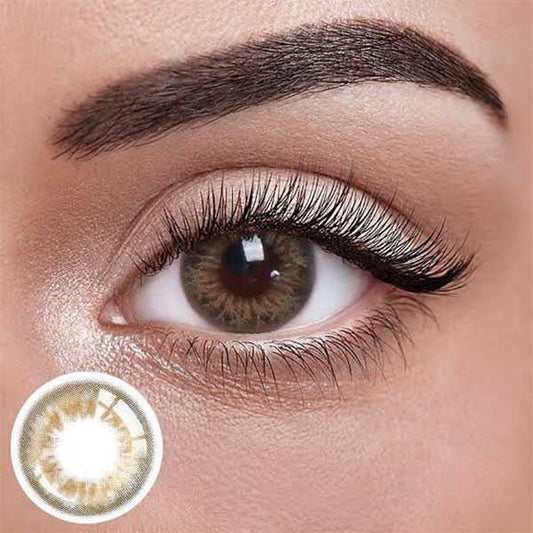 Eyes lens Greyish Brown