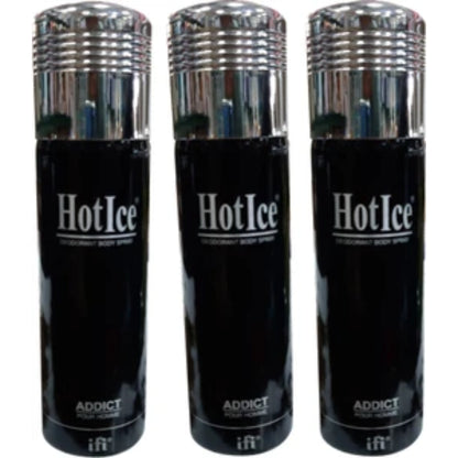 HotIce Addict Homme Deodorant Body Spray, For Men, 200ml