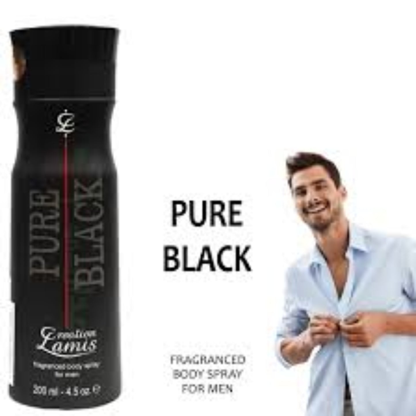 Creation Lamis Pure Black Fragranced Body Spray 200ml
